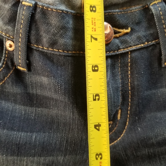 PRVCY Santa Monica Low Rise Dark Wash Bootcut Jeans Size 26 - Picture 12 of 13